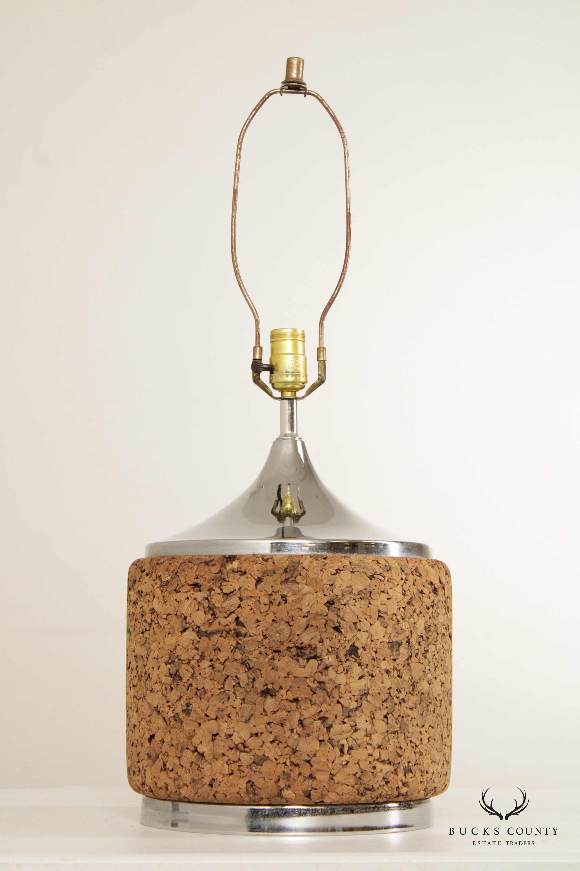 Mid century cork lamp deals