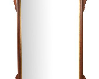 Chippendale Style Quality Mahogany Frame Wall Mirror
