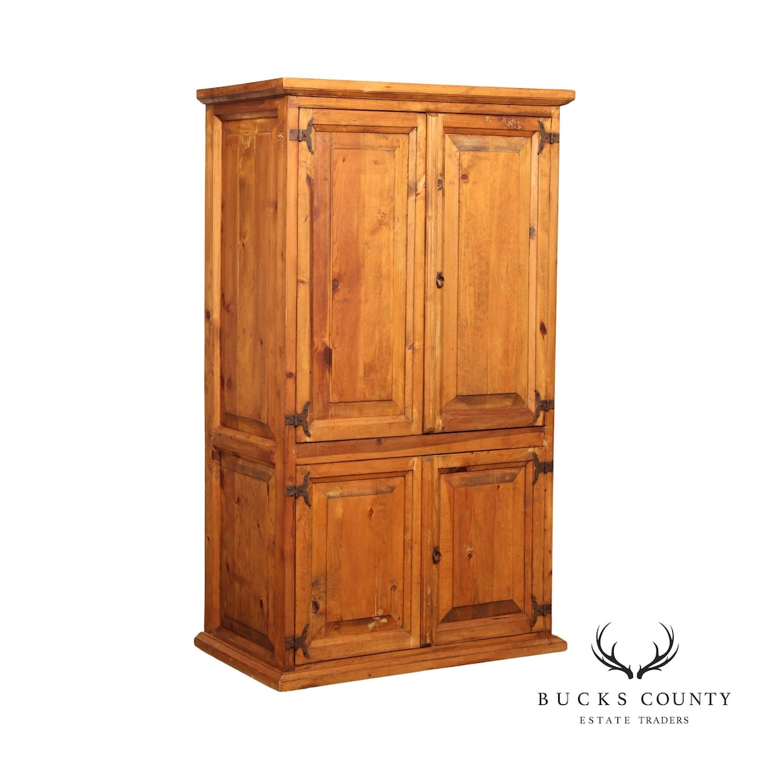Mexican Rustic Pine Armoire Etsy