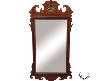 Chippendale Style Carved Mahogany Wall Mirror