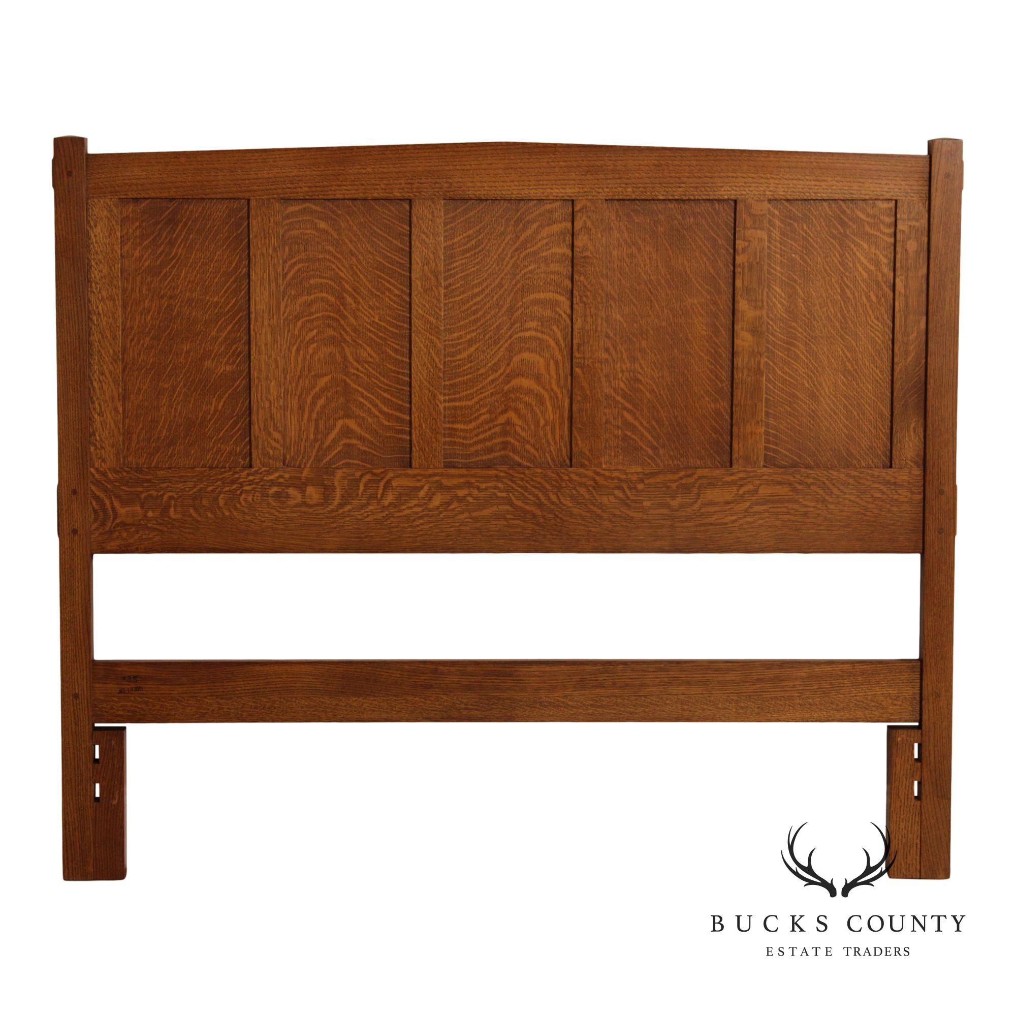 Stickley Mission Collection Oak Full-Size Headboard