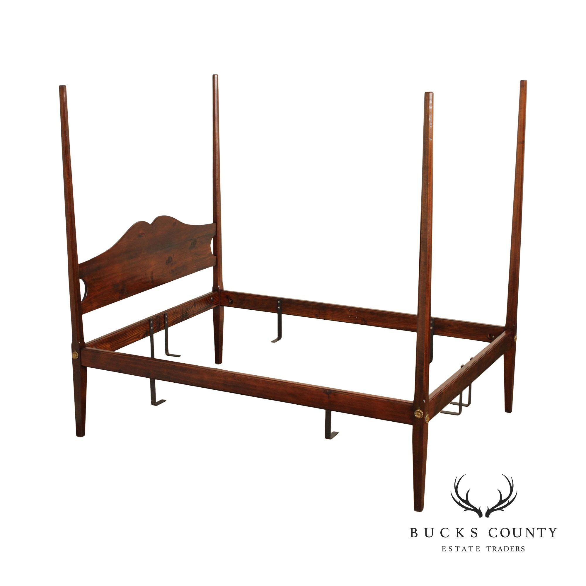 Stephen Von Hohen Shaker Style Pine Queen Poster Bed Etsy UK