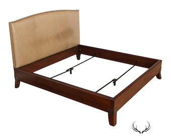 Hickory Chair Leather 'Chelsea' King Bed