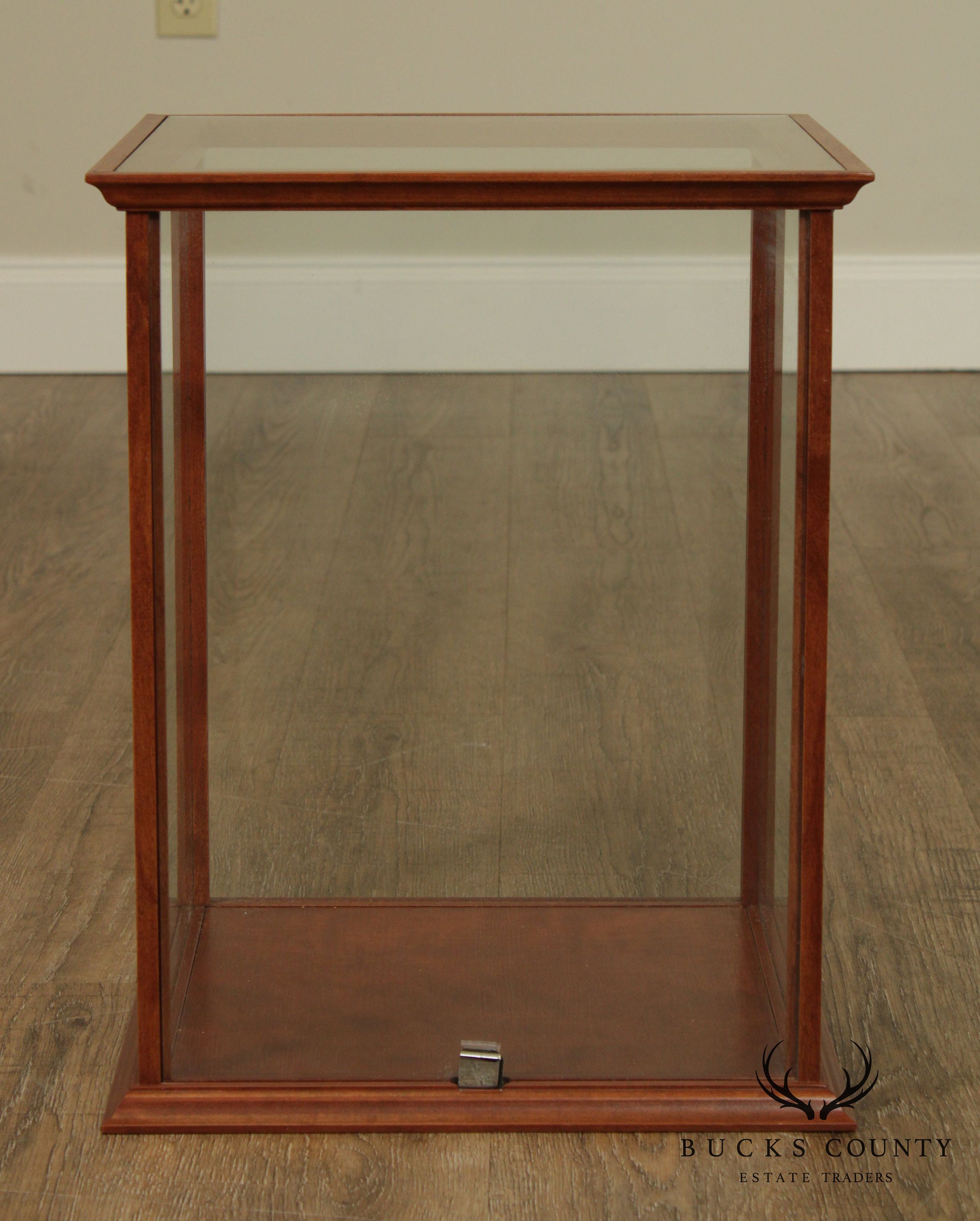 Custom Quality Cherry and Glass Table Top Display Etsy