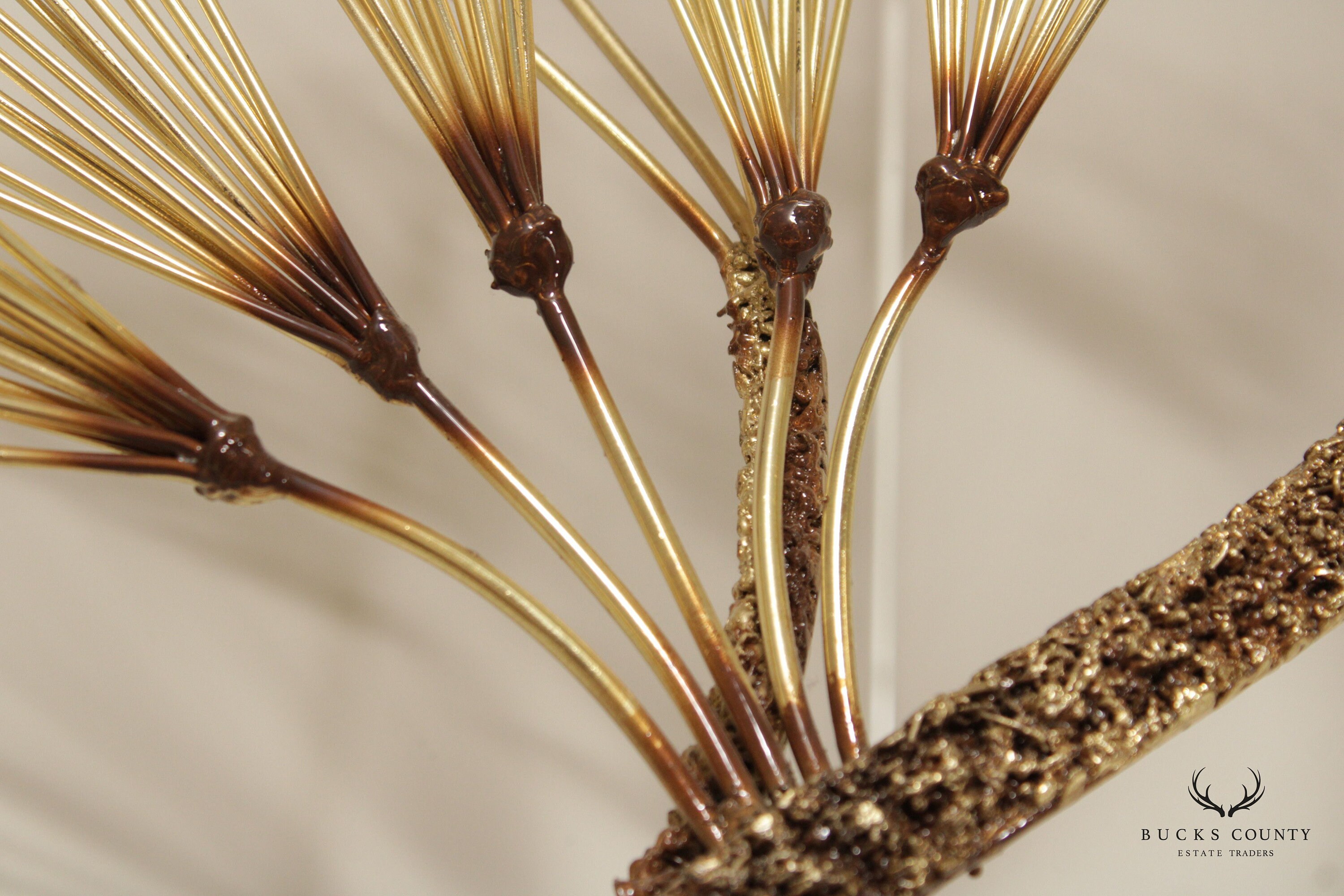 Curtis Jere Brutalist Brass Metal Tree Wall Sculpture - Etsy