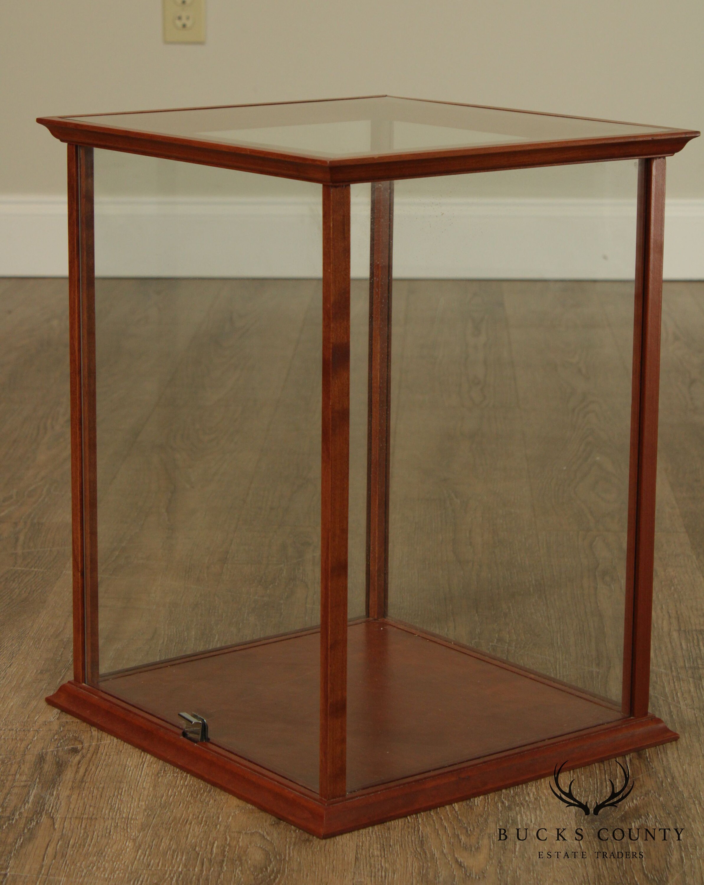 Custom Quality Cherry and Glass Table Top Display Etsy