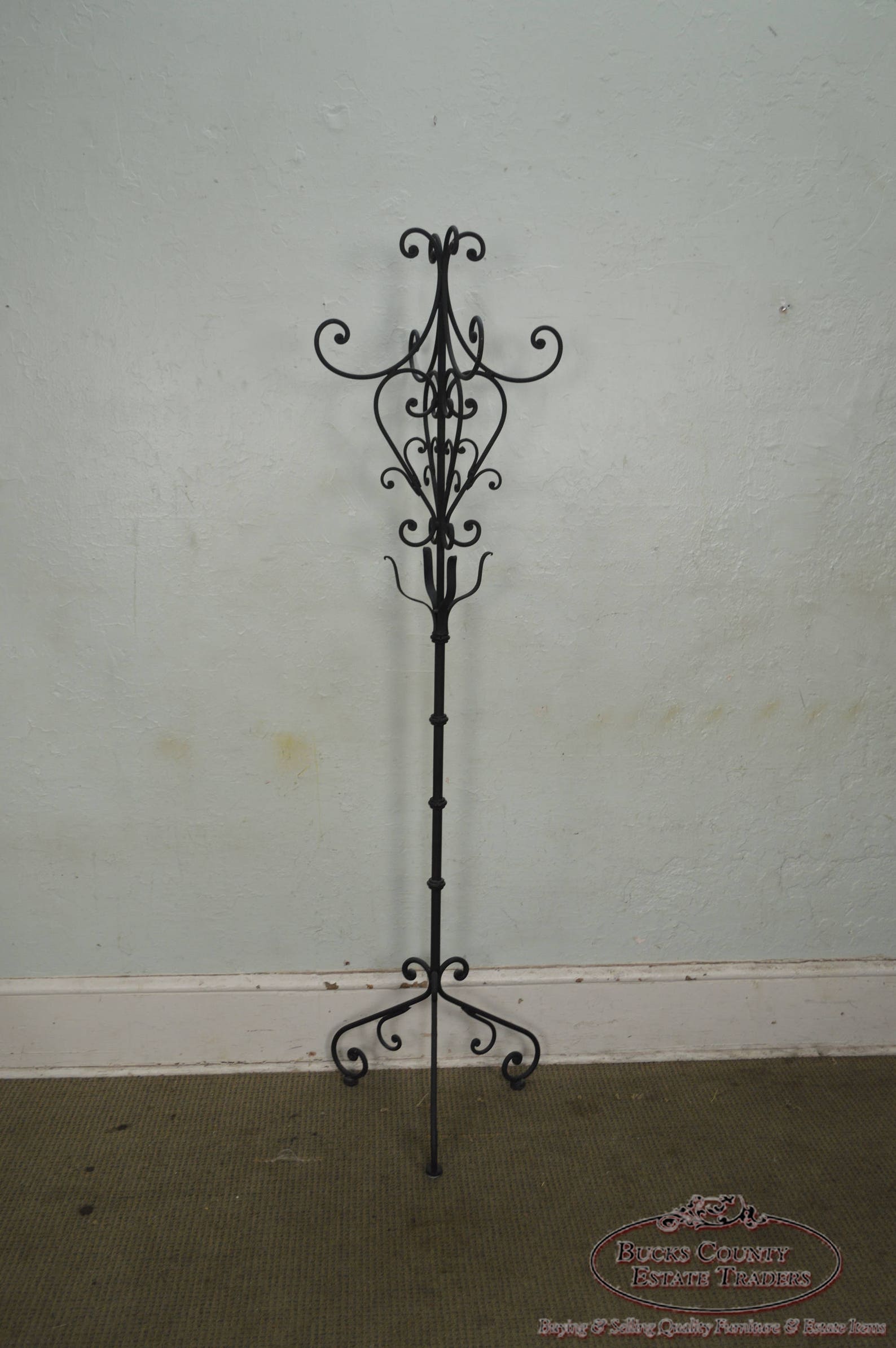 Custom Iron Victorian Style Coat Rack Hall Tree Etsy