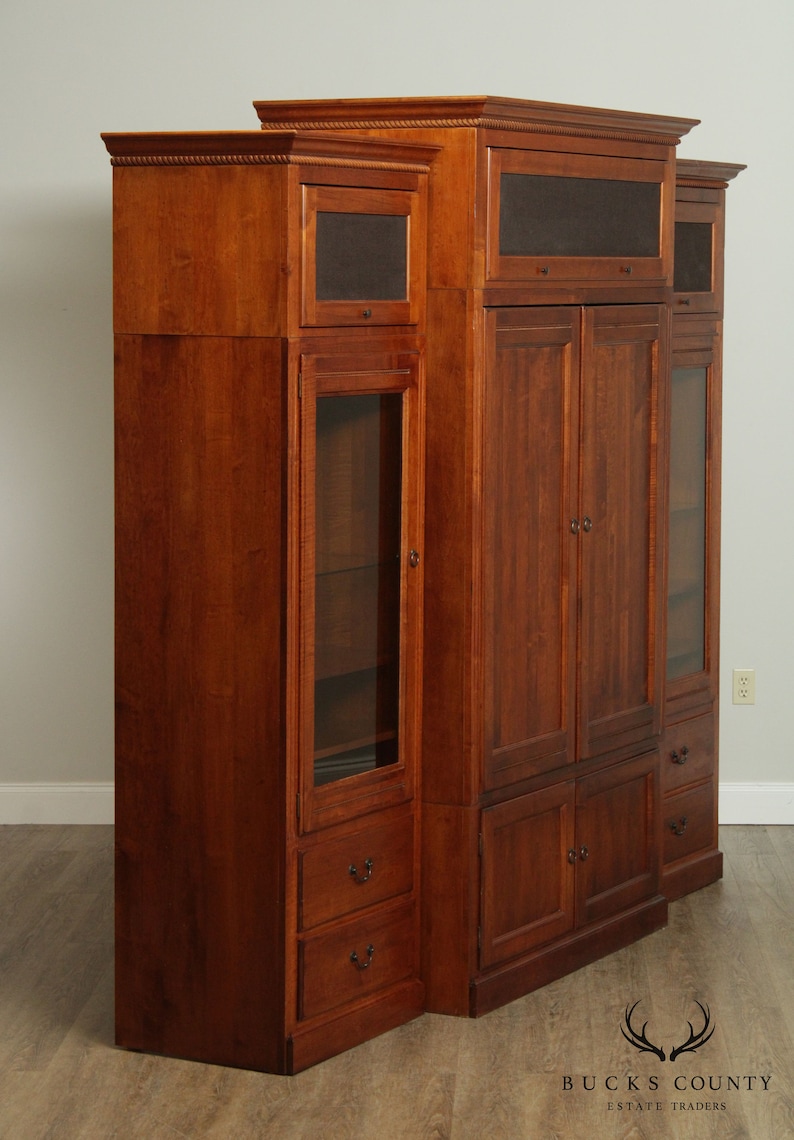 Ethan Allen Country Crossing Large Entertainment Wall Unit image 2