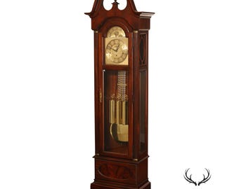 Howard Millar 3 Weight Pedalium Nautical Themed Grandfather Clock