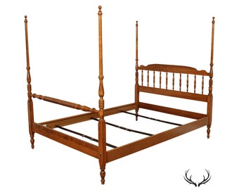 Ethan Allen Vintage Maple Full-Size Poster Bed