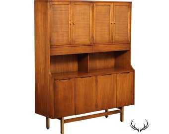 American of Martinsville Mid Century Modern Walnut Buffet Cabinet