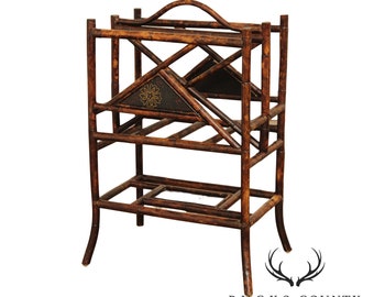Vintage Bamboo Magazine Rack