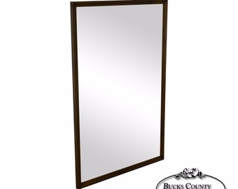 Broyhill Brasilia Mid Century Modern Large Walnut Rectangle Mirror