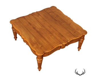 Ethan Allen 'Legacy' Square Top Maple Coffee Table