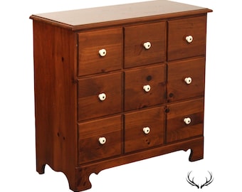 Baumritter Vintage Pine Apothecary Style Accent Chest