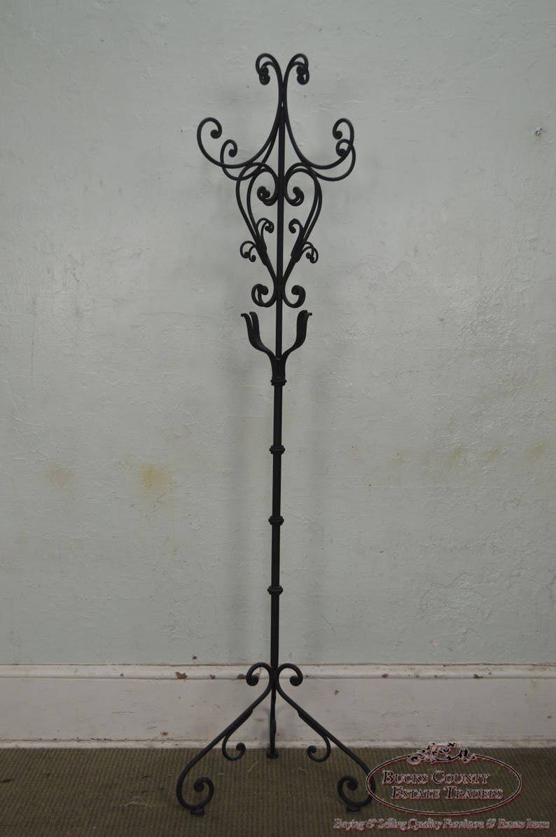 Custom Iron Victorian Style Coat Rack Hall Tree Etsy