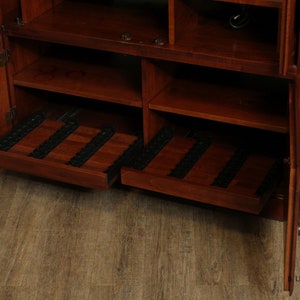 Ethan Allen Country Crossing Large Entertainment Wall Unit image 10