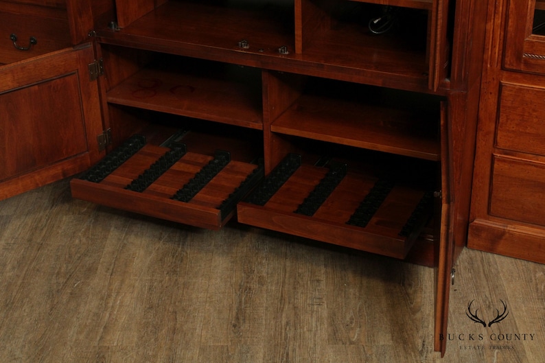 Ethan Allen Country Crossing Large Entertainment Wall Unit image 10