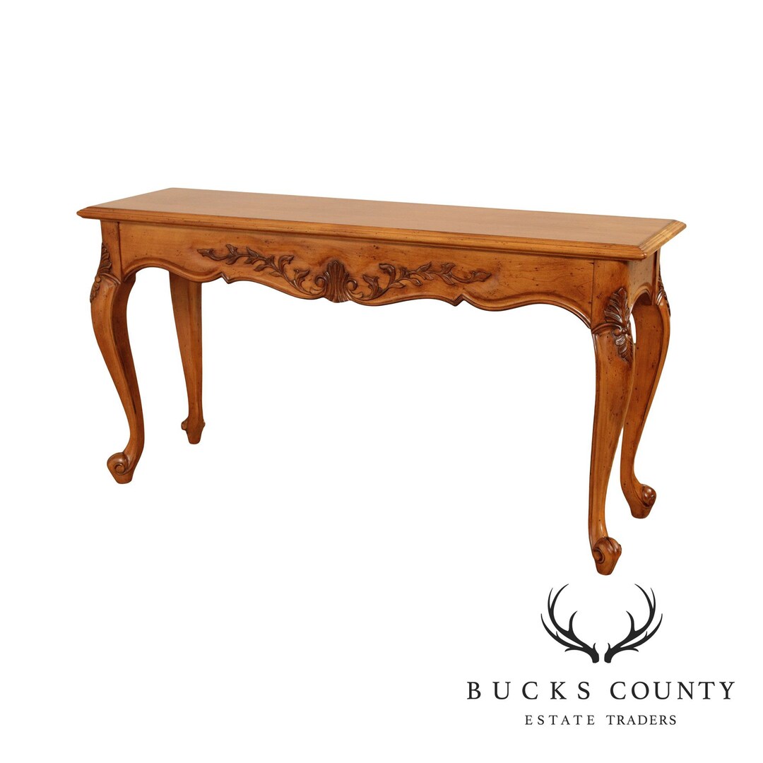 French Country Style 54 Inch Console Table - Etsy