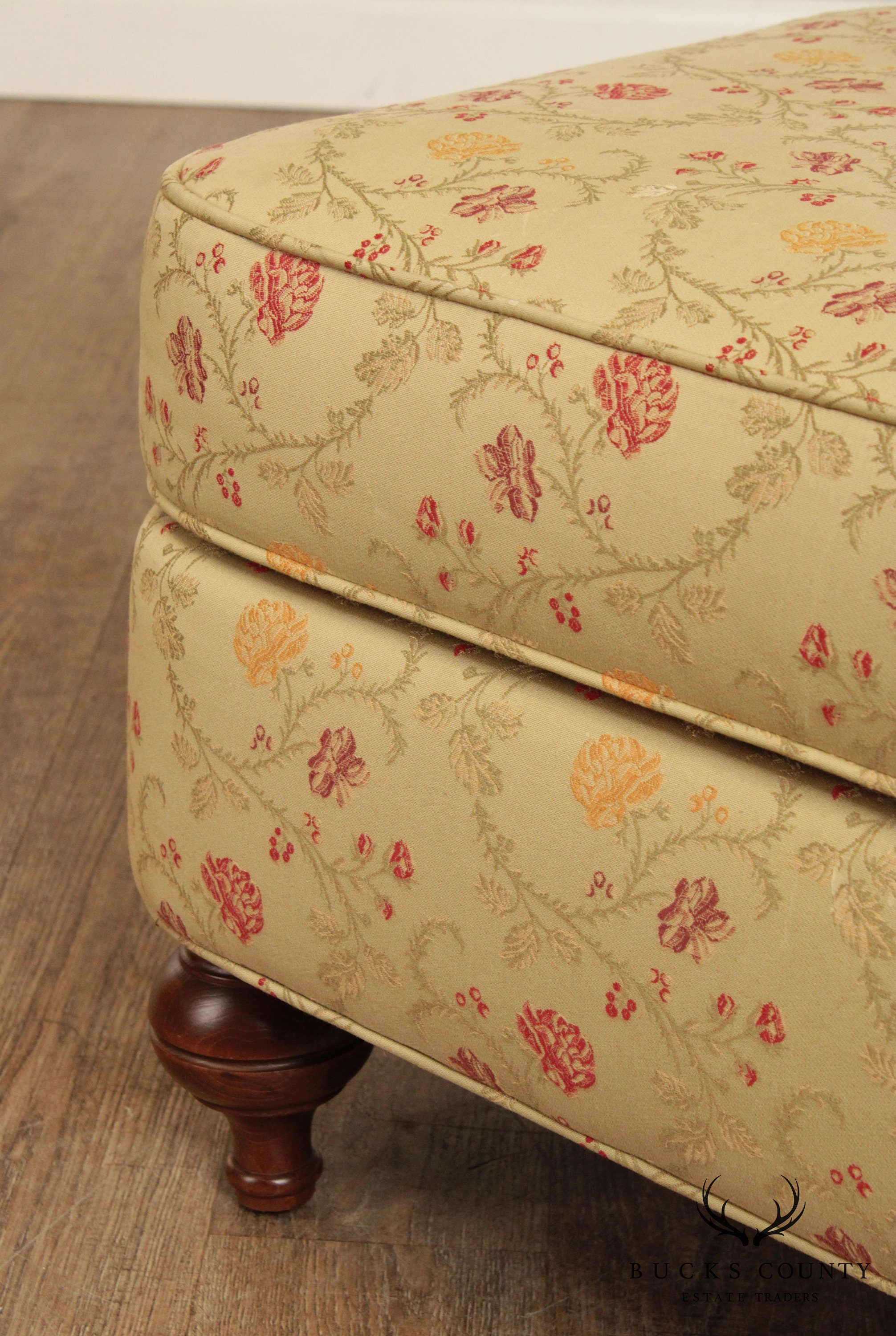 Ethan Allen Custom Upholstered Ottoman Chairs & Ottomans Home & Living