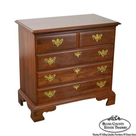 Jamestown Sterling Solid Cherry Chippendale Style Single Chest