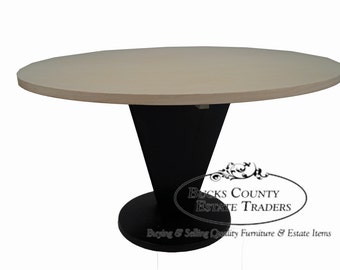 Triangle Cone Base Modern Design 54" Round Dining Table