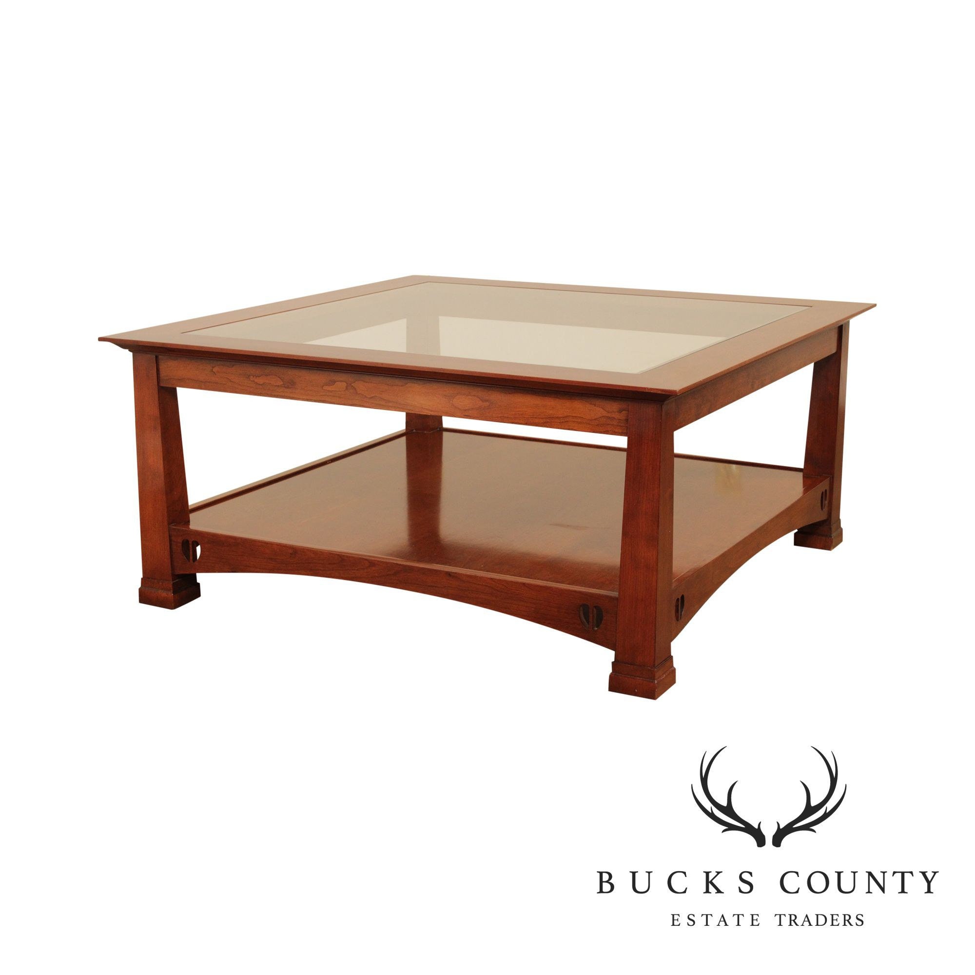 Stickley Highlands Arts & Crafts Style Cherry Coffee Table Etsy