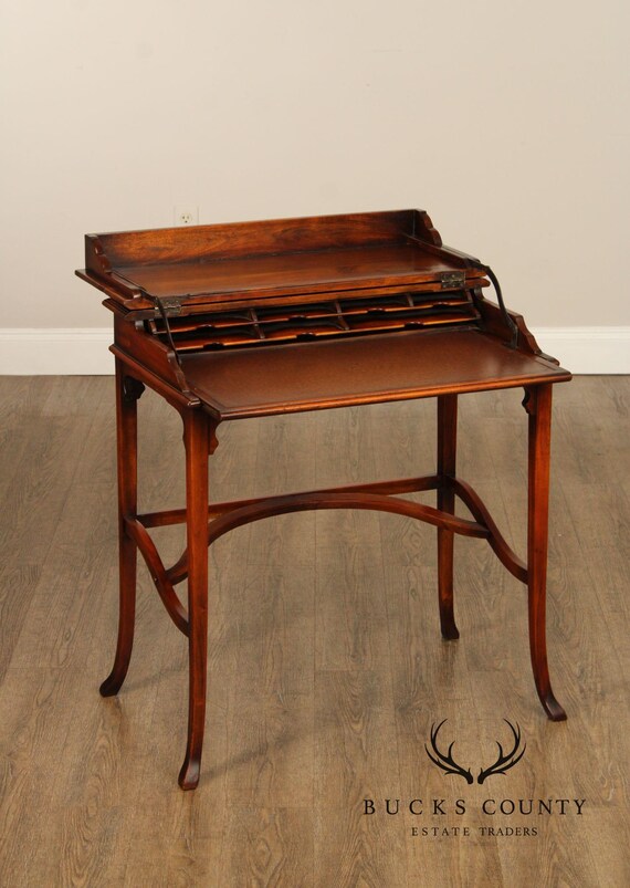 Theodore Alexander Flip Top Campaign Desk - Etsy