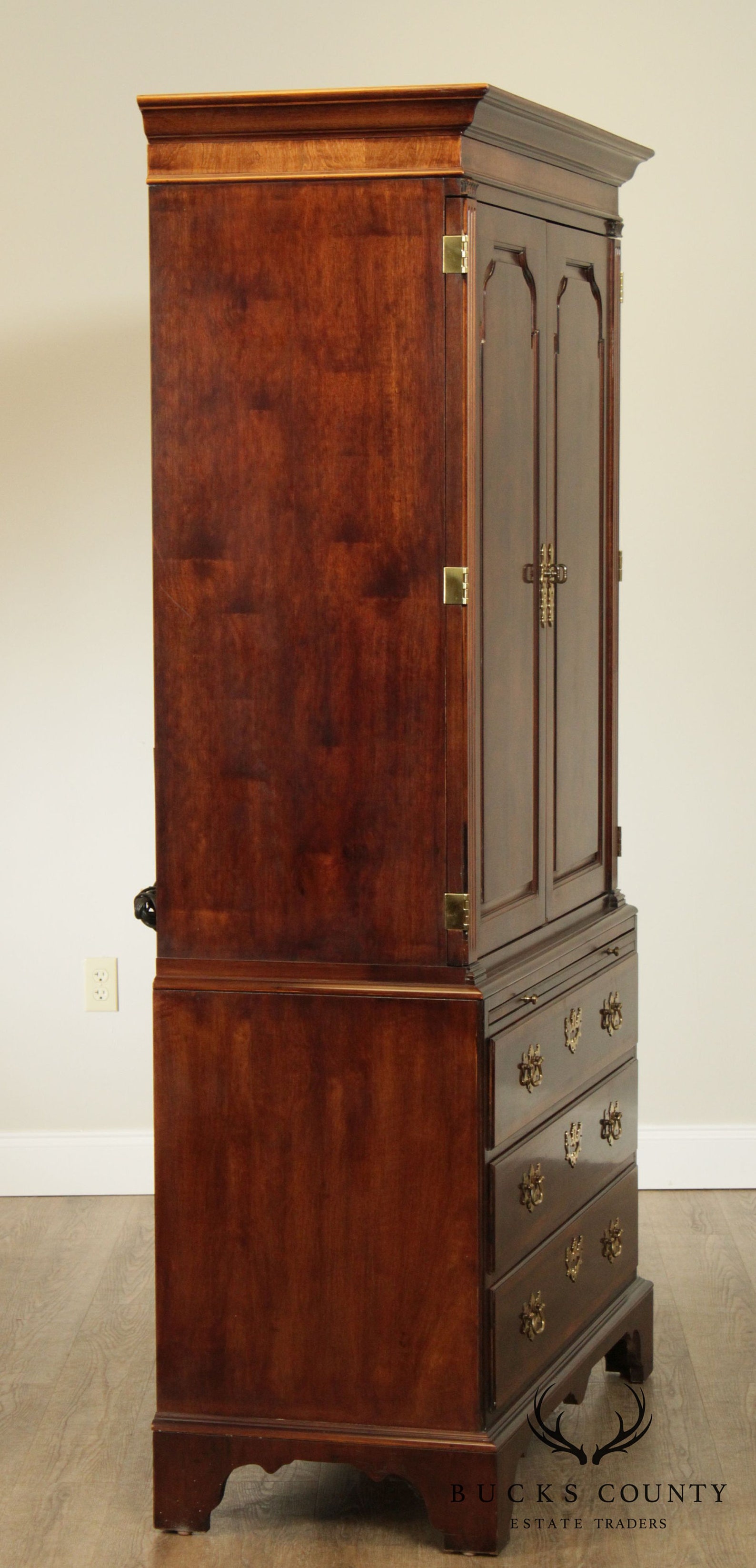 Henredon Aston Court Collection Burl Wood Armoire Etsy