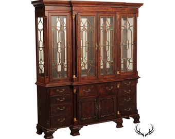 Drexel Heritage Nine Elms Collection Breakfront China Cabinet