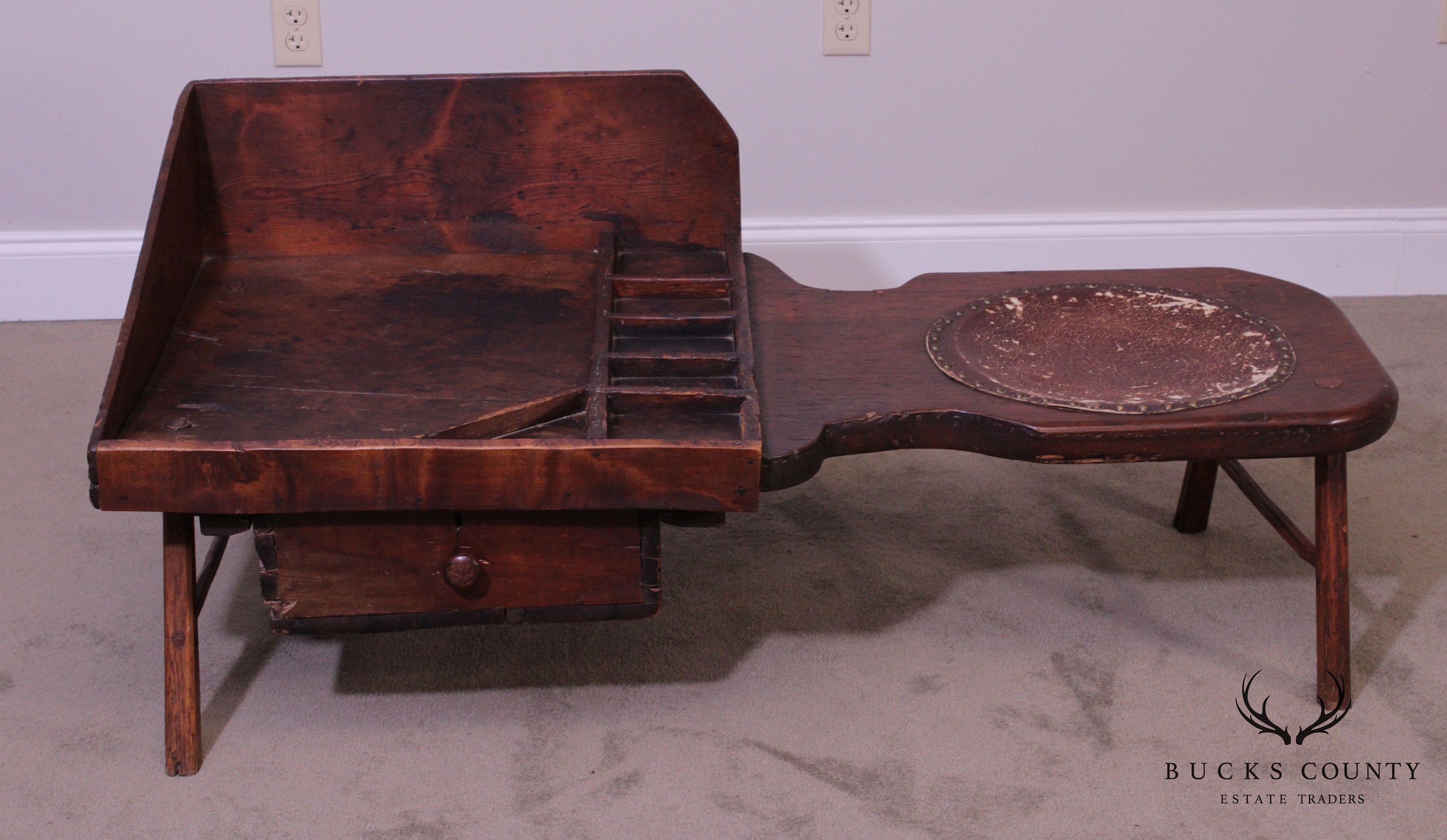 Antique Primitive Cobblers Bench Coffee Table Etsy