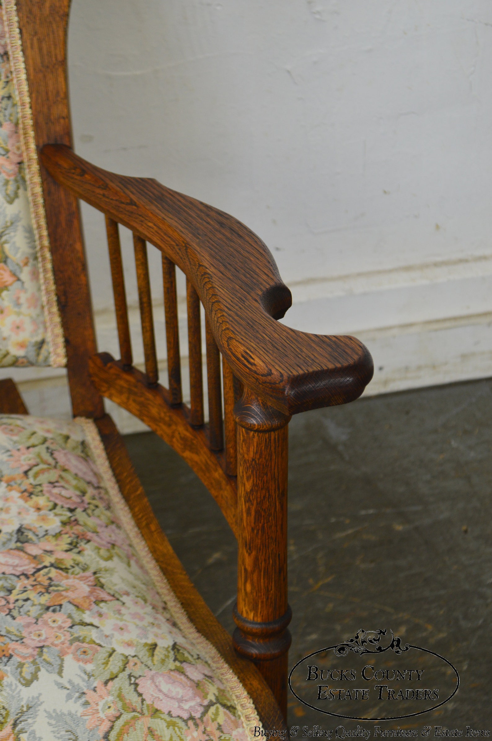 Antique 19th Century Victorian Oak Platform Rocker - Etsy