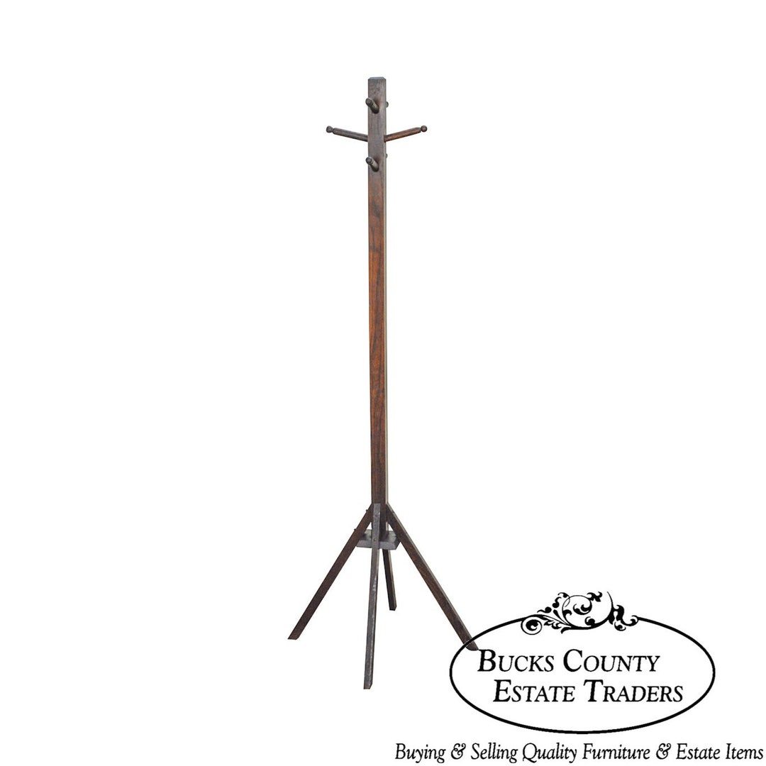 Antique Mission Oak Coat Rack Etsy