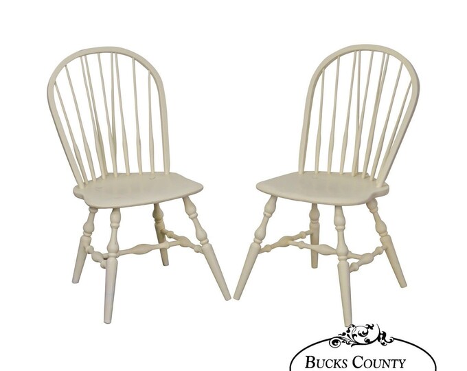 Pair Captain Chairs Nichols Stone French Country Fiddleback Etsy