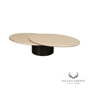 Postmodern Custom Quality Swivel Top Coffee Table