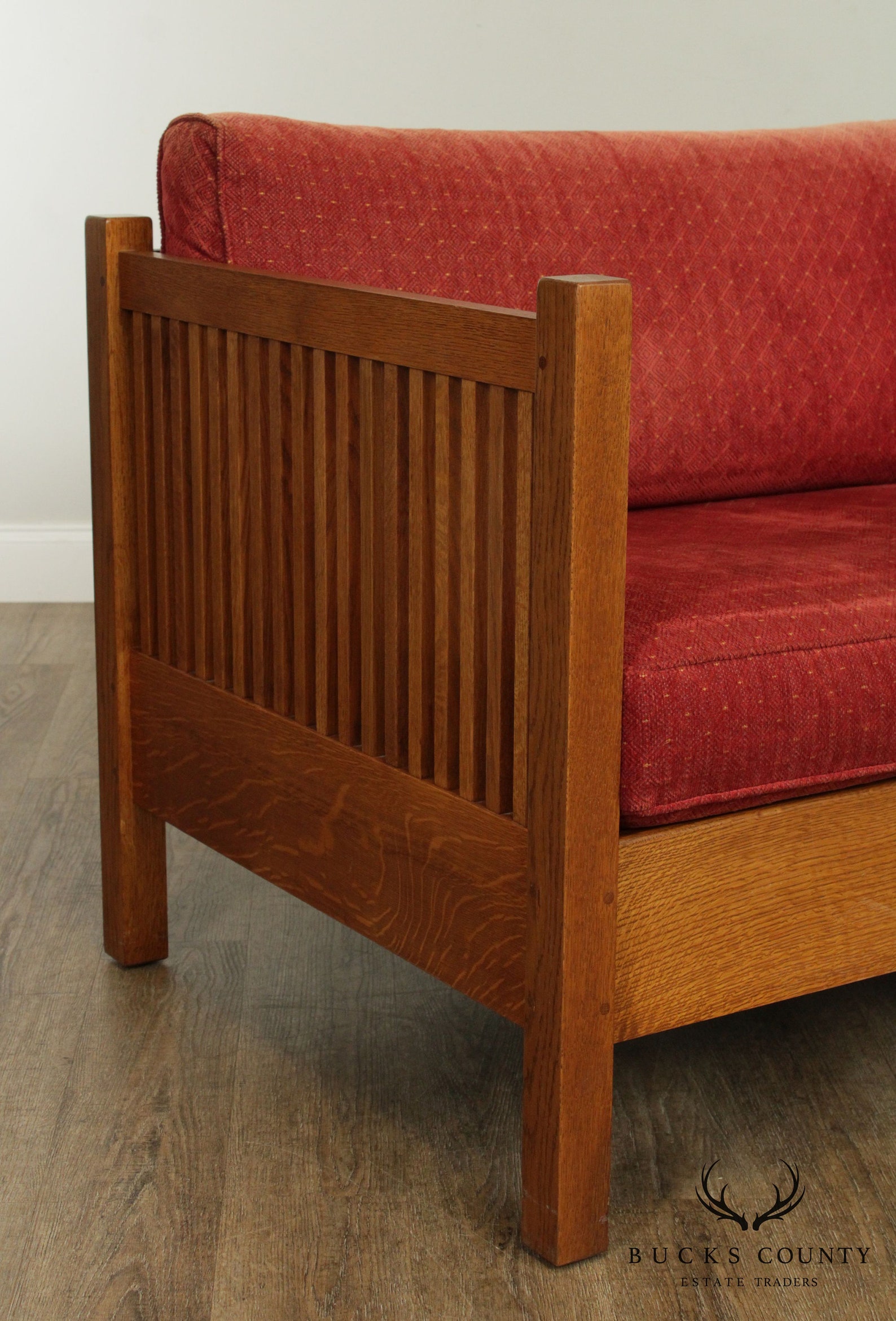 Stickley Mission Collection One Spindle Settle Sofa Etsy