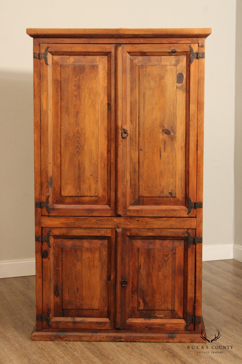 Mexican Rustic Pine Armoire Etsy