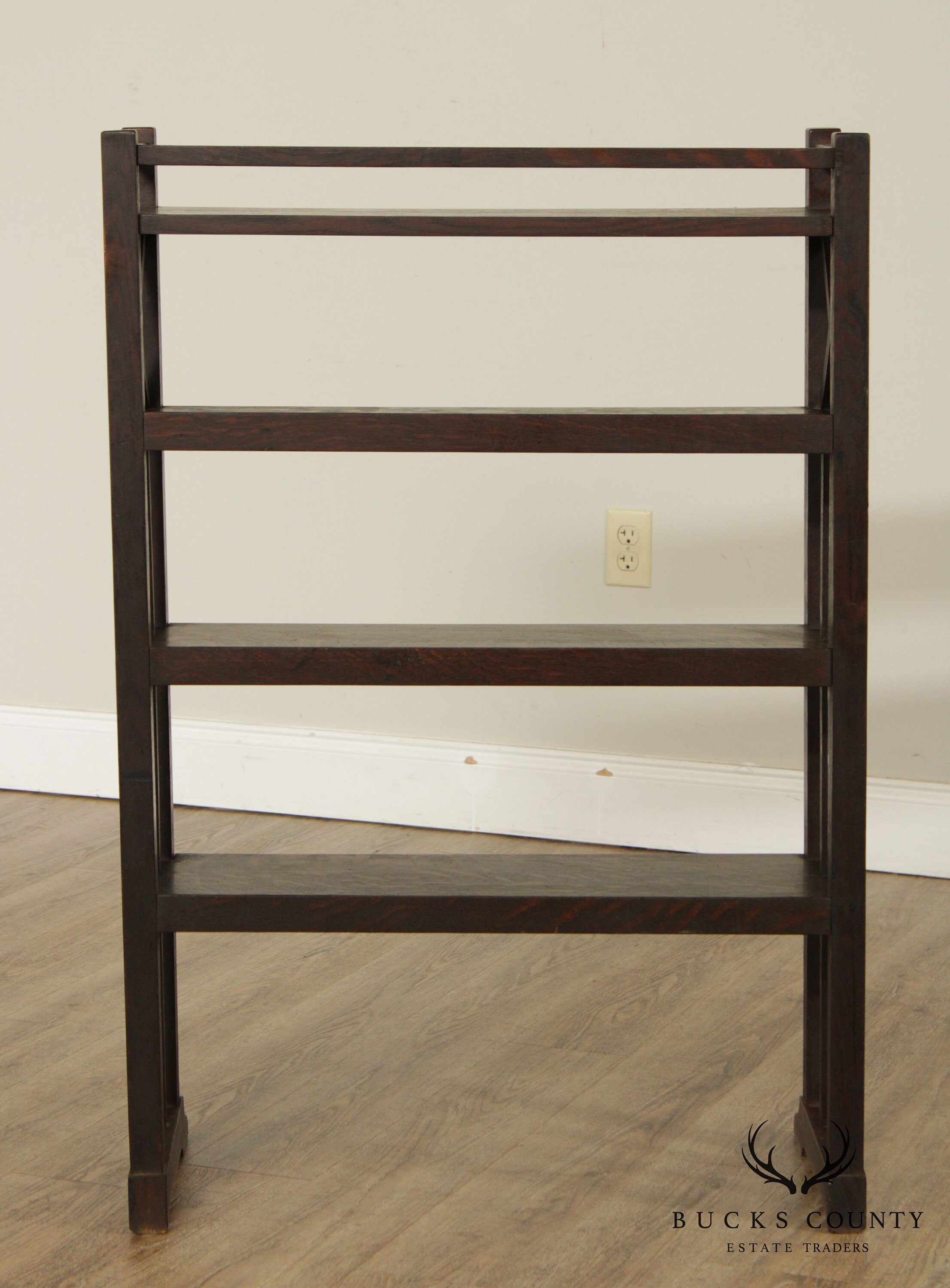 Antique Mission Oak 4 Tier Book Rack - Etsy