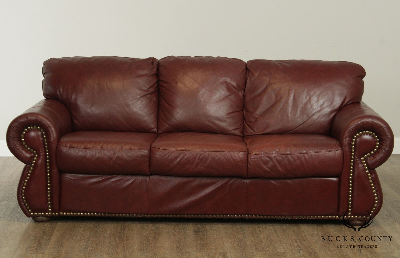 divani chateau red leather sofa 2006
