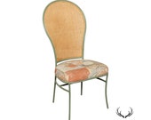 Milo Baughman for Thayer Coggin Cane Back Balloon Accent Chair