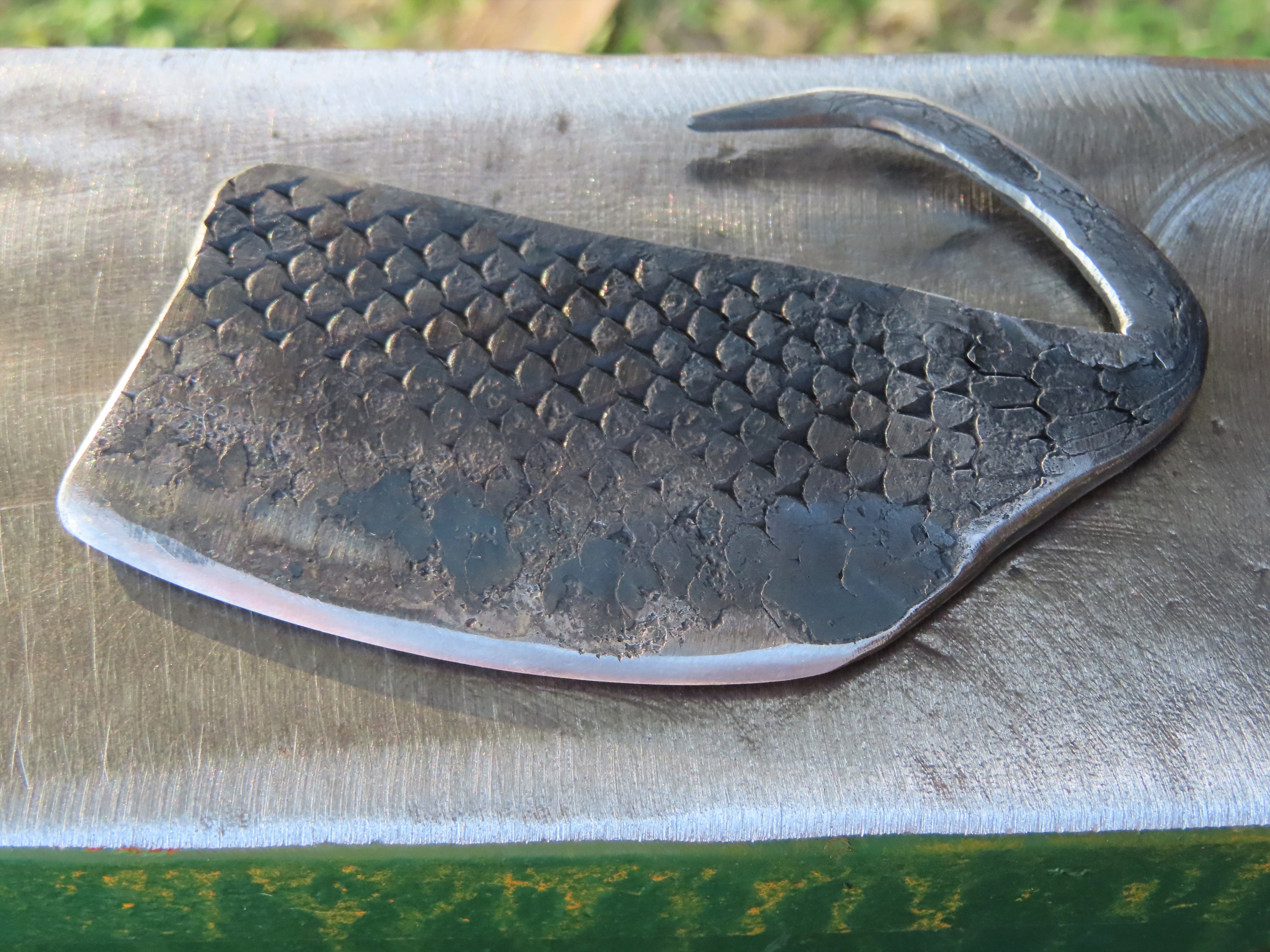 Hand Herb Chopper Knife Made From Farrier Rasp Etsy