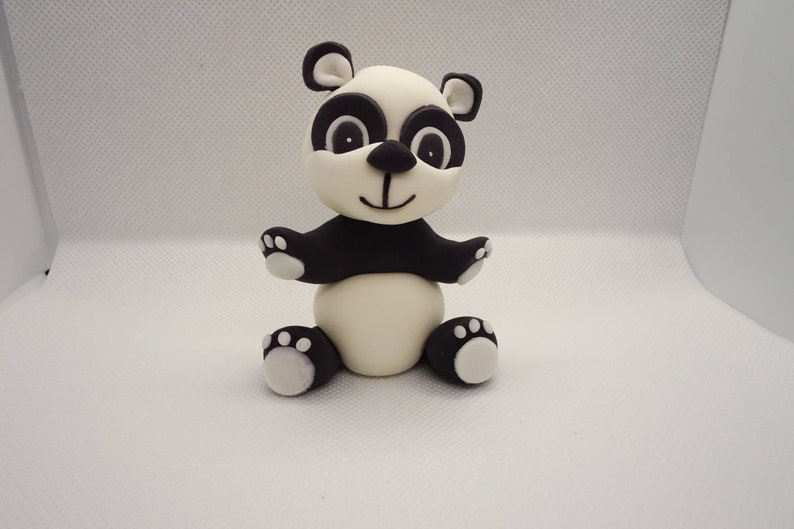 Fondant Panda Bear - Etsy