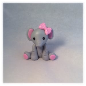 Fondant Elephant Topper BOY OR GIRL