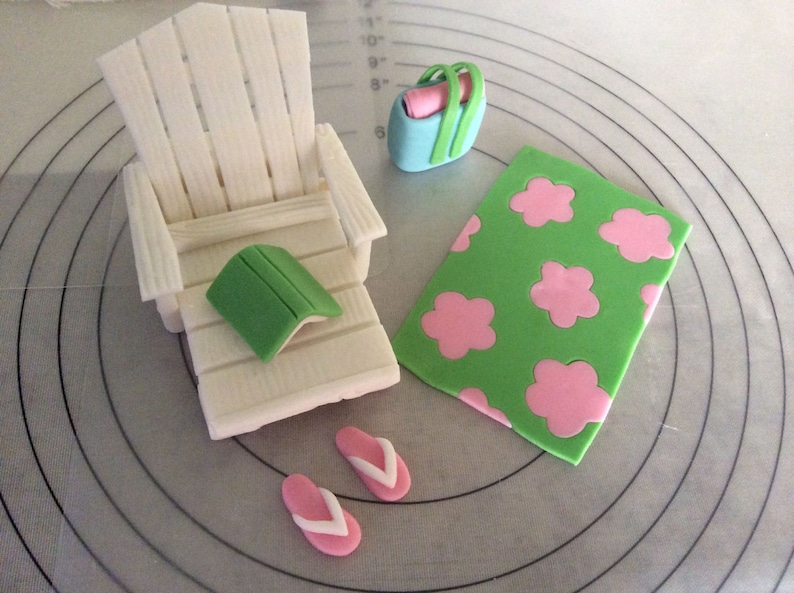 Unique Gumpaste Beach Chair Template 