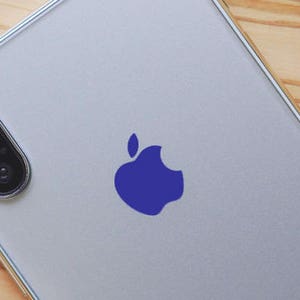 Blue Color Changer Overlay for Apple iPhone 8 and 8 Plus Logo Vinyl Sticker Decal