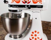 Pyrex Friendship Kitchenaid Mixer Mixing Machine Decal Art Set