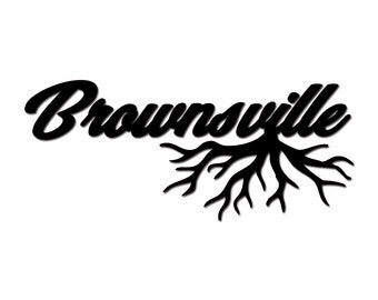 Brownsville Texas Roots Hometown City Vinyl Decal for Cars, Laptops, Glass, and more (Many Colors and Sizes Available)