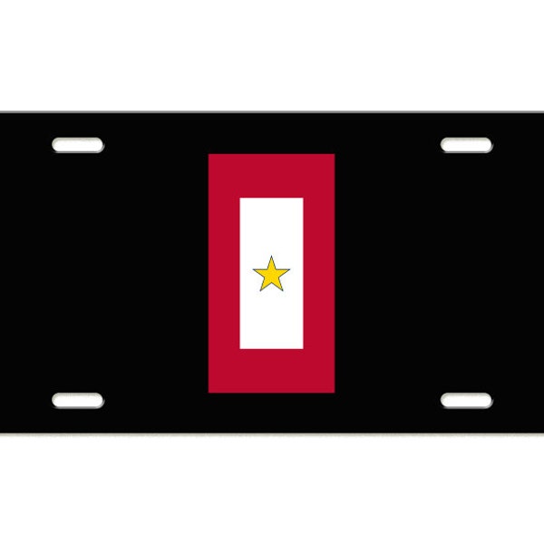 Gold Star License Plates Etsy