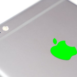 Neon Green Color Changer Overlay for Apple iPhone 7 and 7 Plus Logo Vinyl Sticker Decal