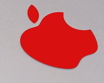 Red Color Changer Overlay for Apple iPhone 11, Pro, Pro Max Logo Vinyl Sticker Decal